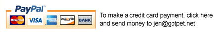 Image with our email addres to pay through PayPal
